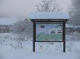 Winter at Kärevere, Emajõgi | Alam-Pedja Notice-board at Palupõhja 