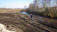 Project site, spring 2014, monitoring | Gallery Restored river section, Laeva river, Älevi meadow 