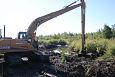 Kunagi rajatud puidust kaldakindlustused Laeva kanalis | Galerii Laeva jõe taastamiine, august 201
