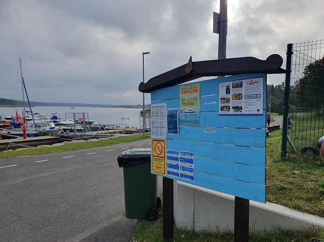 Projekti infostend Narva-J�esuu sadamas 