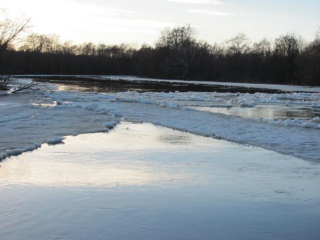 Spring on Pedja river 