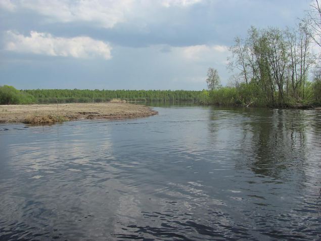 Re-opened Pudru oxbow lake 