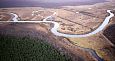 The flooded rivermouth of the Laeva river, spring 2009 | Alam-Pedja Oxbow lakes and Emajgi river